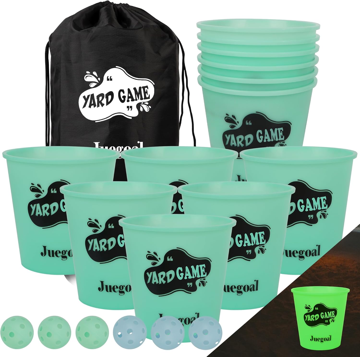 Juegoal outdoor giant yard pong game set